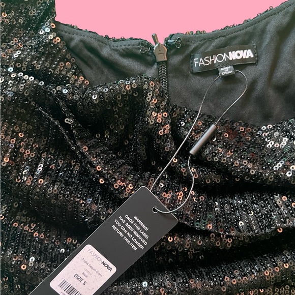 SOLD Fashion Nova Sequin Dress - Picture 7 of 7